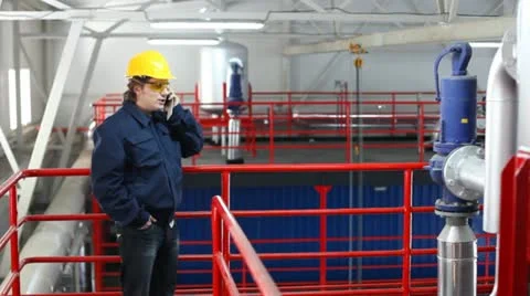 Man working in a factory Stock Footage 24651896