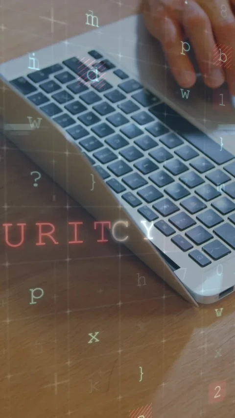 Man working on his laptop while drinking coffee 4k Stock Footage 343079048