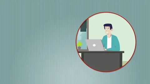 Man working at home, looking stressed because of problems at work. Stock Footage 132341482
