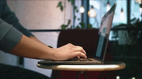 Man Working on Laptop Stock Footage 163727962