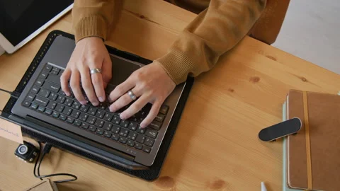 Man Working on Laptop Stock Footage 317335602