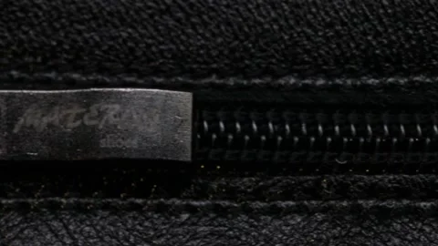 Man working with leather, shoemaker designer fashion work with shoes boots close Stock Footage 143704450