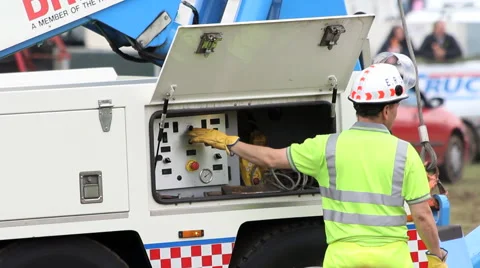 Man working on machine Stock Footage 46519773