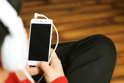 Man working on mobile. Stock Photos