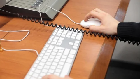 Man working in a music studio Stock Footage 104685347