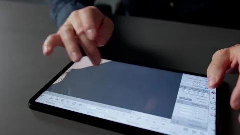 Man Working On New Prosthetics Arm 3D Cad Design Stock Footage 318756152