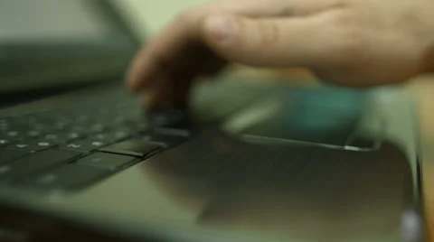 Man working for notebook 스톡 동영상 47750324