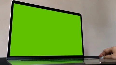 Man working with notebook laptop Video stock 121878988