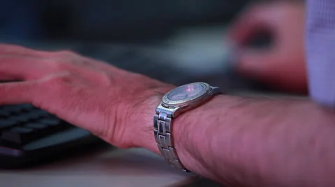 Man working on office Stock Footage 39017758