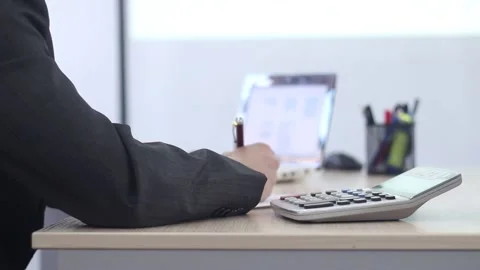 Man working in the office Stock Footage 87086017