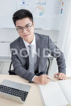 Man working in office Stock Photos