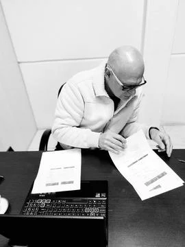 Man working in the office Stock Photos