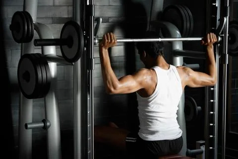 Man working out Stock Photos