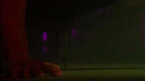 Man Working Out Push Ups Stock Footage 32398971