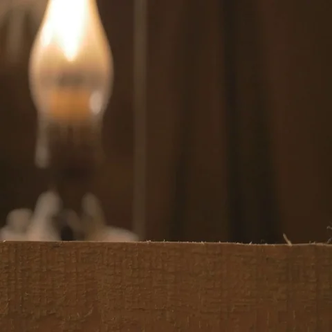 Man working with a planer in the workshop on a workbench. Shavings from the tree Video stock 69737519