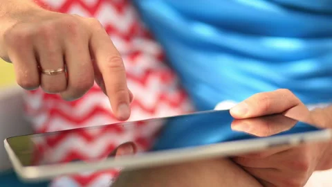 Man Working On a Tablet Stock-Footage 90521037