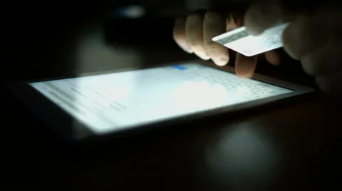 Man working for tablet PC Stock Footage 47752459