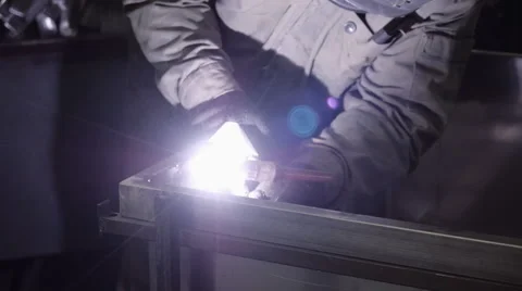 The man working the welding Video stock 44350418