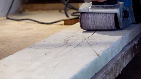 Man working in workshop Stock Footage 95176251