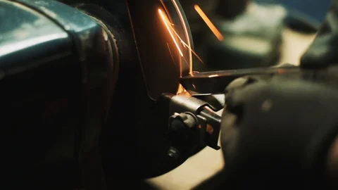 Man Works With Electric Tool. Video stock 110358596