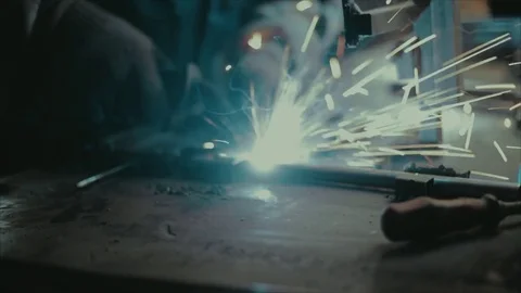 The man works at a factory Stock Footage 83208928