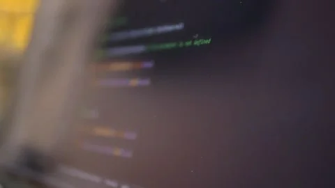 A man works on a laptop in a cafe Stock Footage 181536636