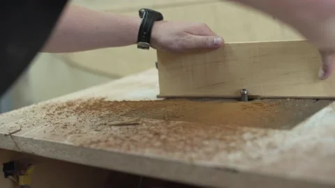 A man works on a milling machine Stock Footage 134615707