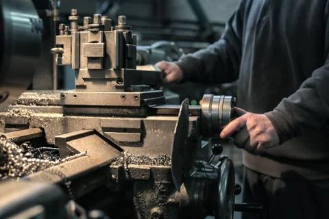 Man in workshop Stock Photos