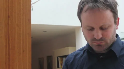 Man worries Stock Footage 23706742