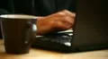 Man writing on notebook HD Footage