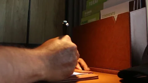 A man wrote "LOSE?", Stock Footage 247451661