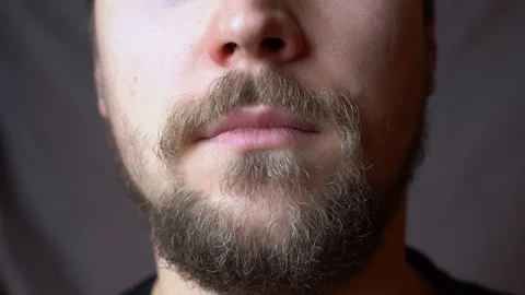 A man yawning in the studio Stock-Footage 124095745