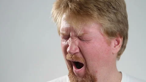 Man Yawns Stock Footage 936910