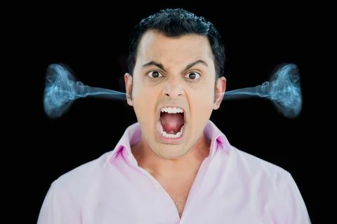 Man yelling Stock Photos