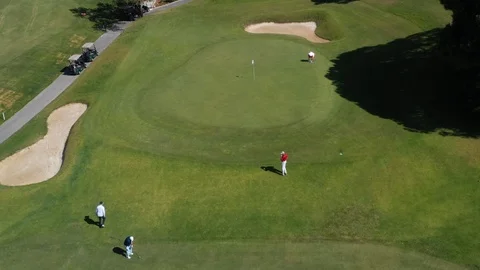 Man_Golf_footagedrone Video stock 108485016