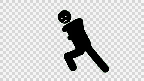 Man_RunCycle_Sad Vidéo 320206512