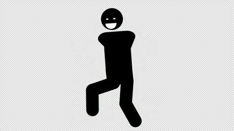 Man_WalkCycle_Happy Vidéo 320206536