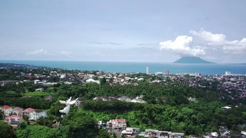 Manado Cityscape Video stock 221532815