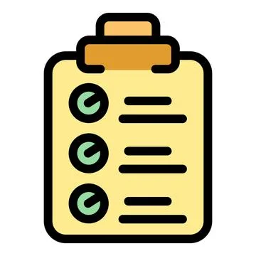 Manage clipboard icon vector flat 스톡 일러스트