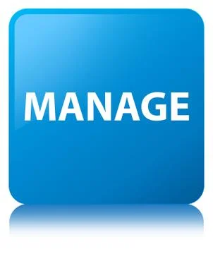 Manage cyan blue square button イラスト素材