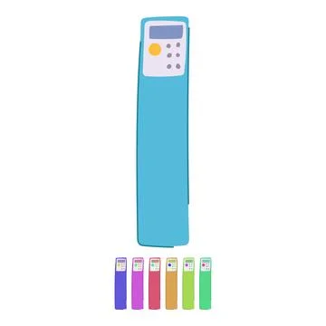 Manage digital bookmark vector cartoon graphic Stockillustratie