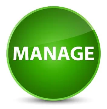 Manage elegant green round button イラスト素材