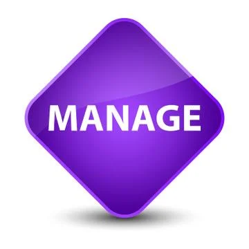 Manage elegant purple diamond button 스톡 일러스트