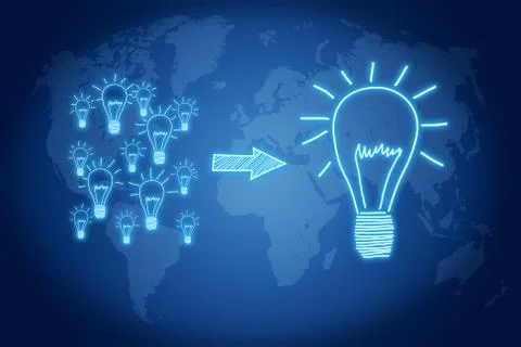 Manage good ideas Stock Illustration