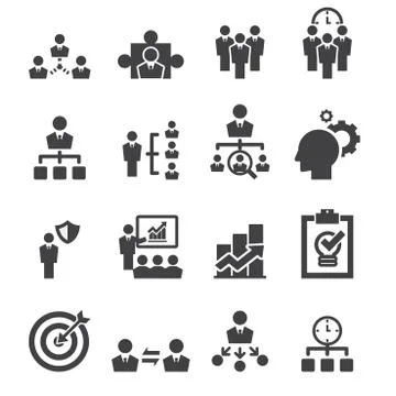 Manage icon Stock Illustration