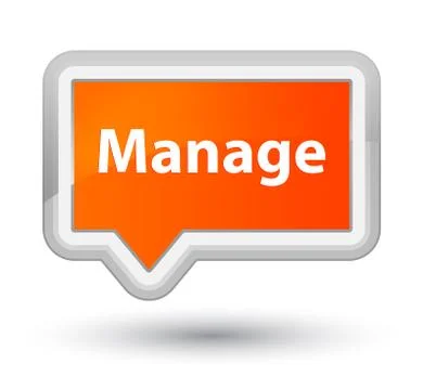 Manage prime orange banner button イラスト素材