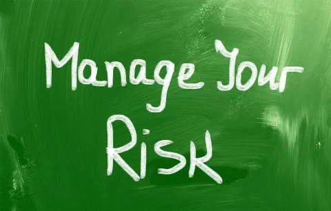 Manage your risk concept Stock Illustration