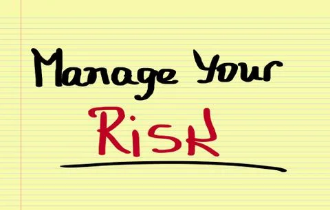Manage Your Risk Concept Stock Illustration