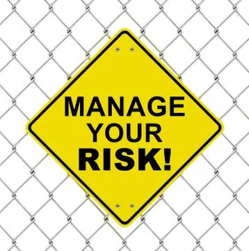 Manage your risk Stock Illustration