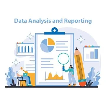 Management and support concept. Flat vector illustration. Stock Illustration